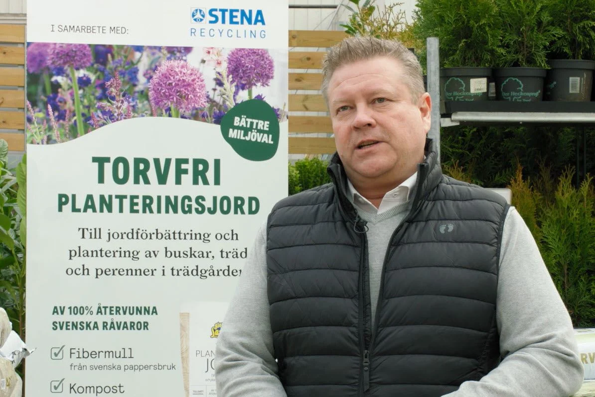Fredrik Östergaard, produktchef på Blomsterlandet