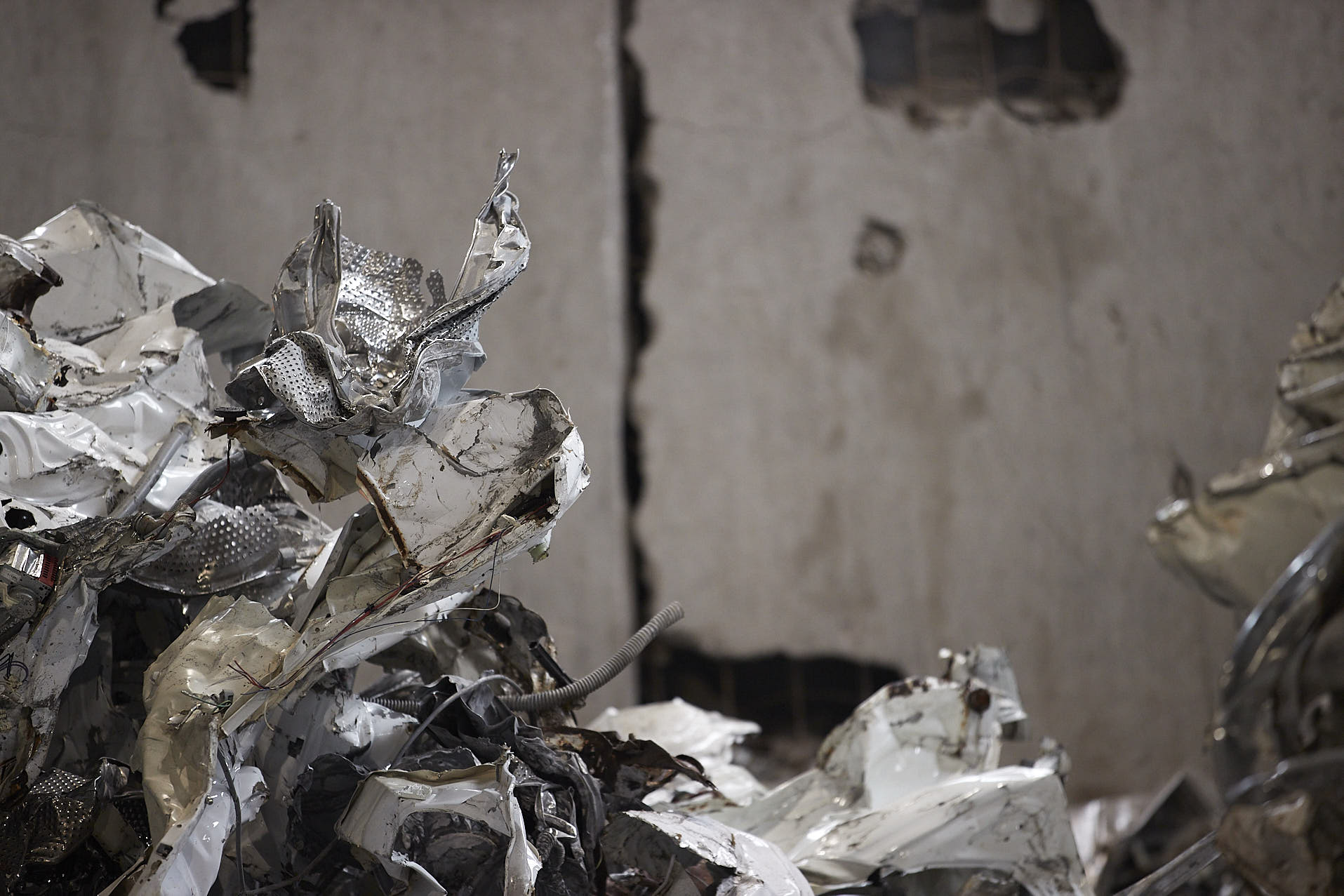 Scraped metal