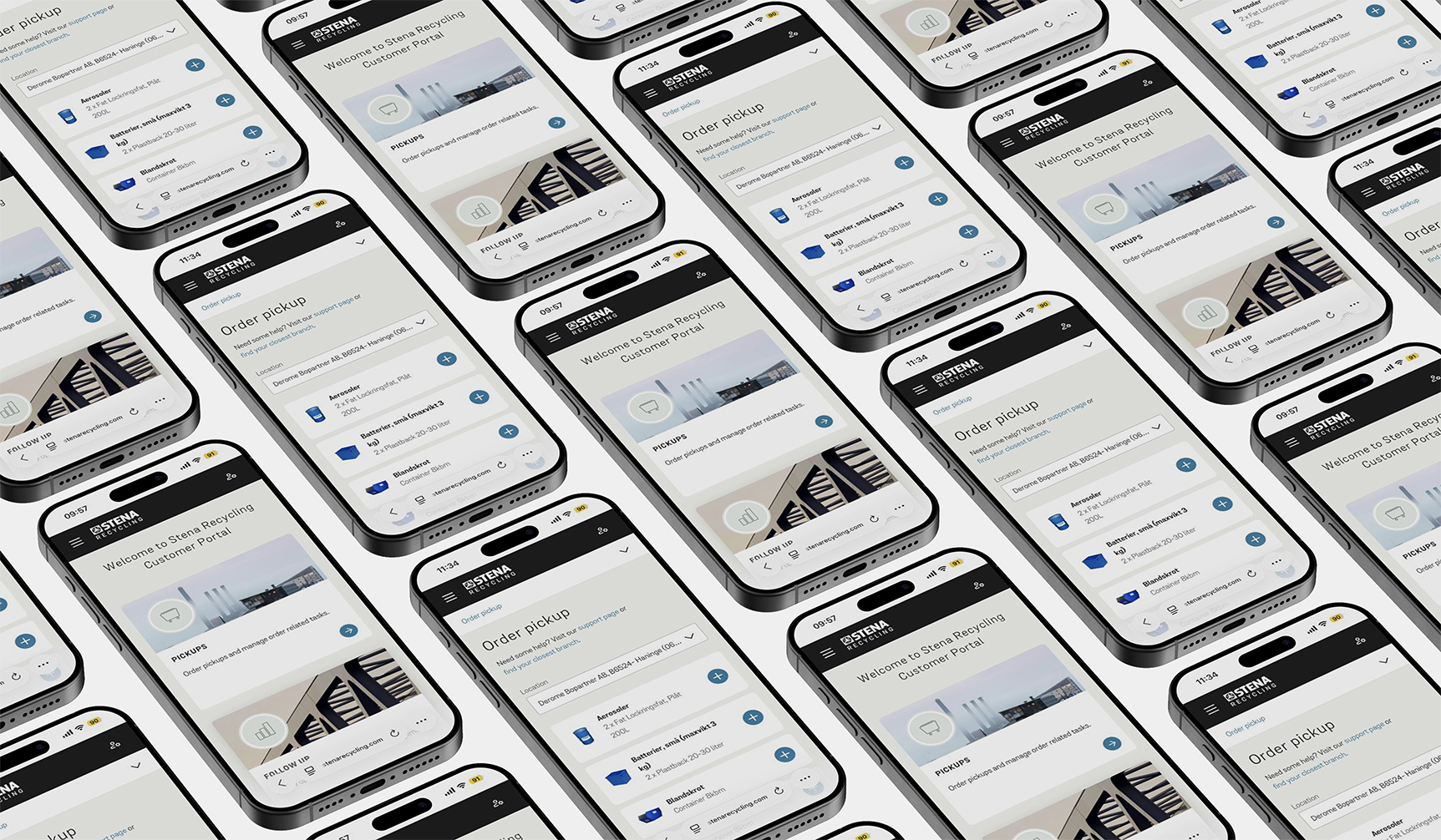 Customer portal in mobile devices