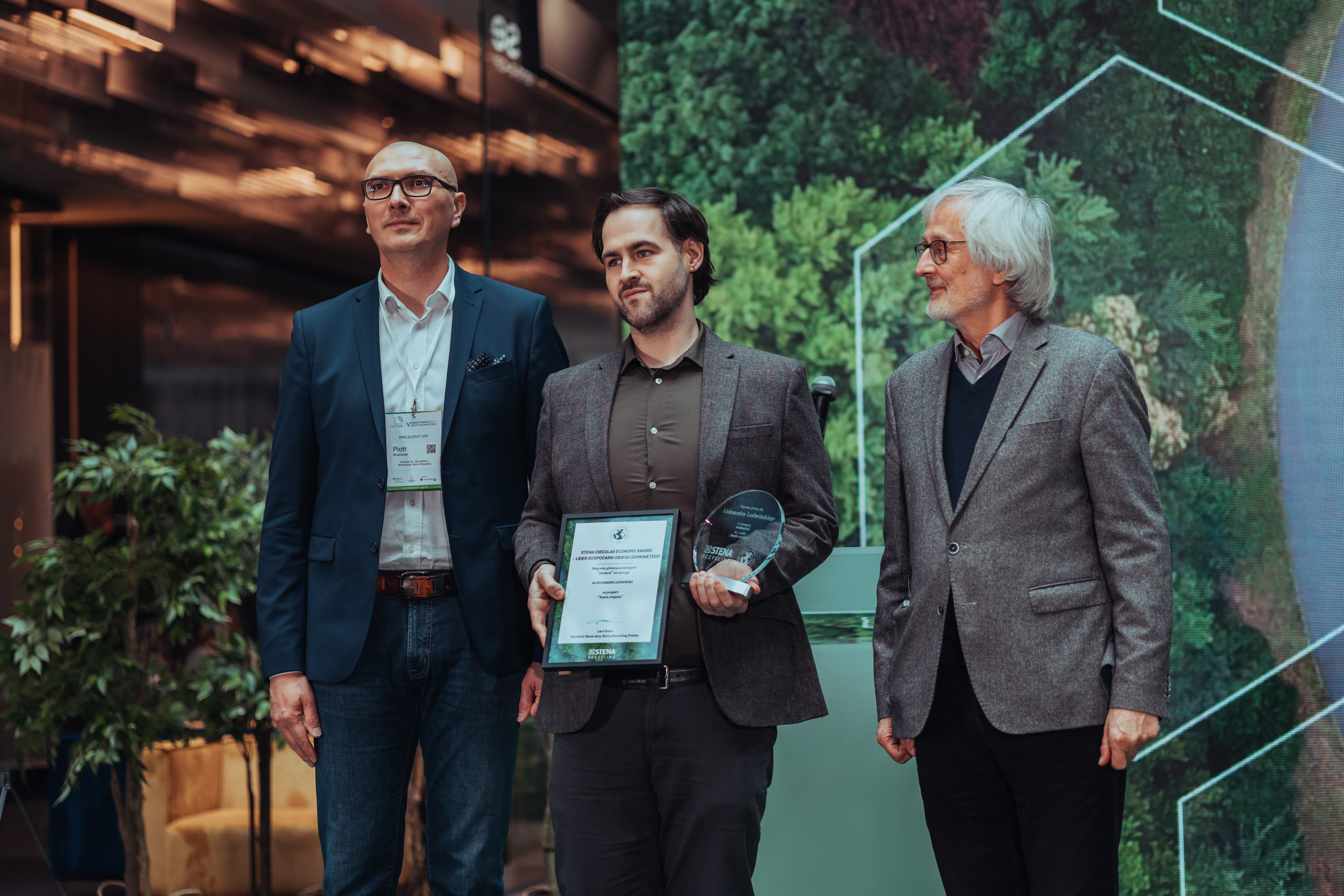 Rozdanie nagród Stena Circular Economy Award VII - Aleksander Ludwiński