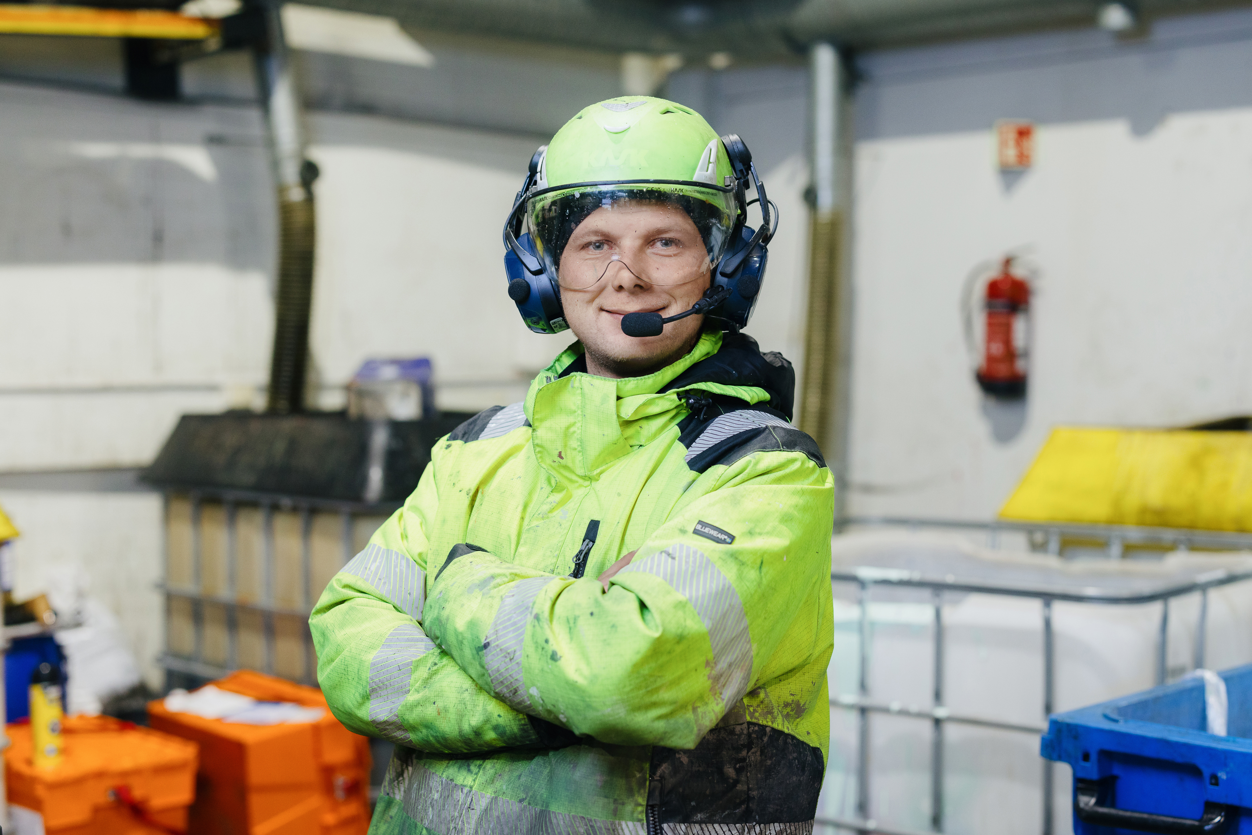 A Stena Recycling Hazardous Waste expert