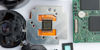 A close-up of a deconstructed electronic product