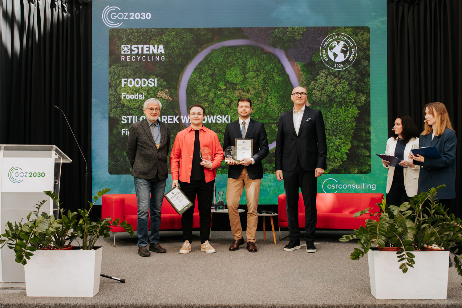 Rozdanie nagród Stena Circular Economy Award dla Figlito.pl