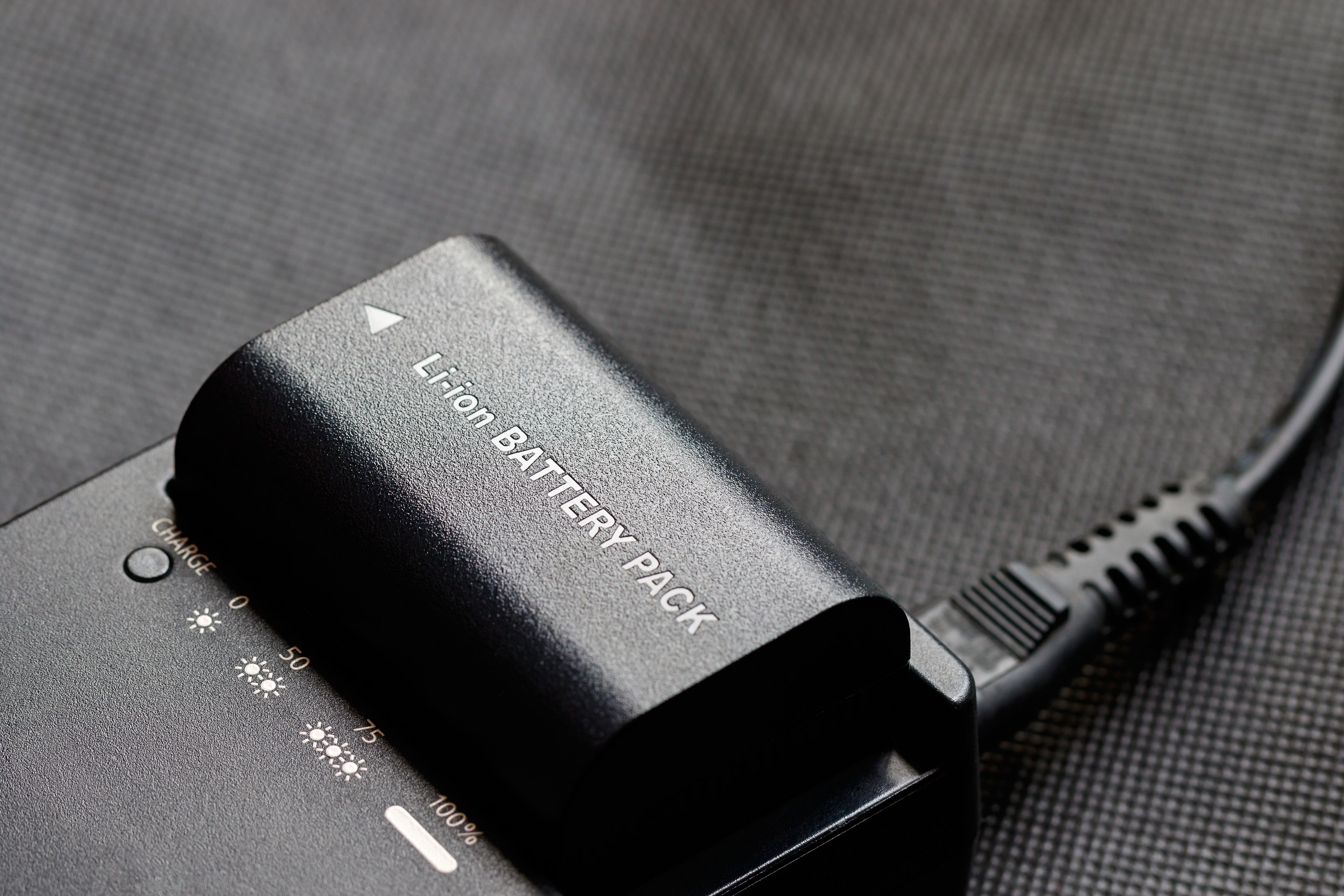 A small lithium-ion battery pack