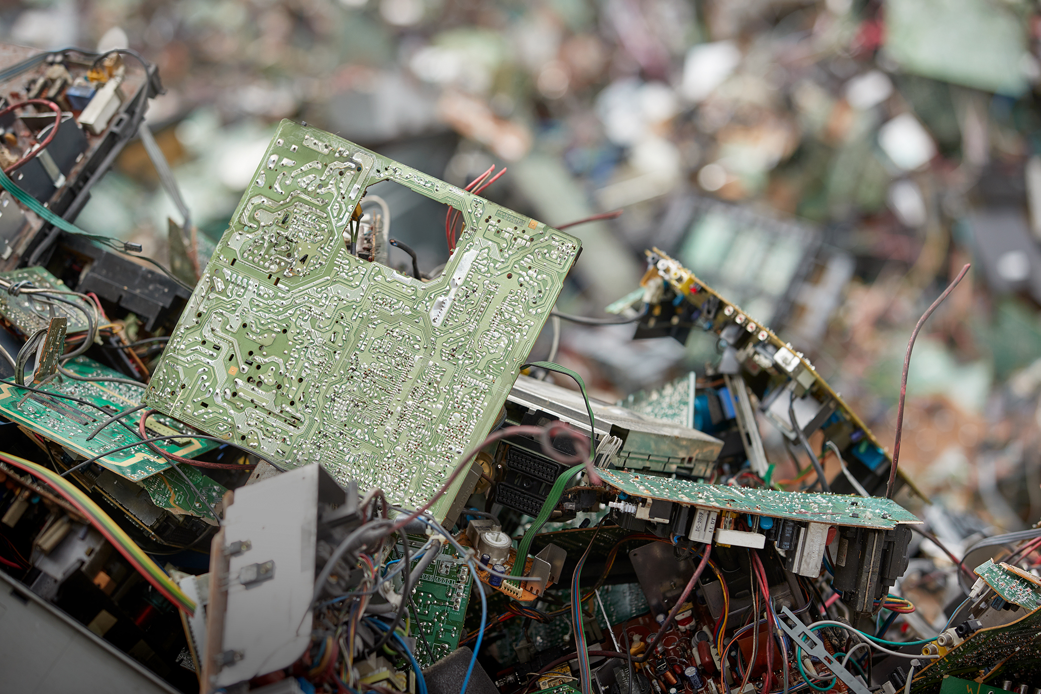 Elektronik skal genbruges af Stena Recycling.