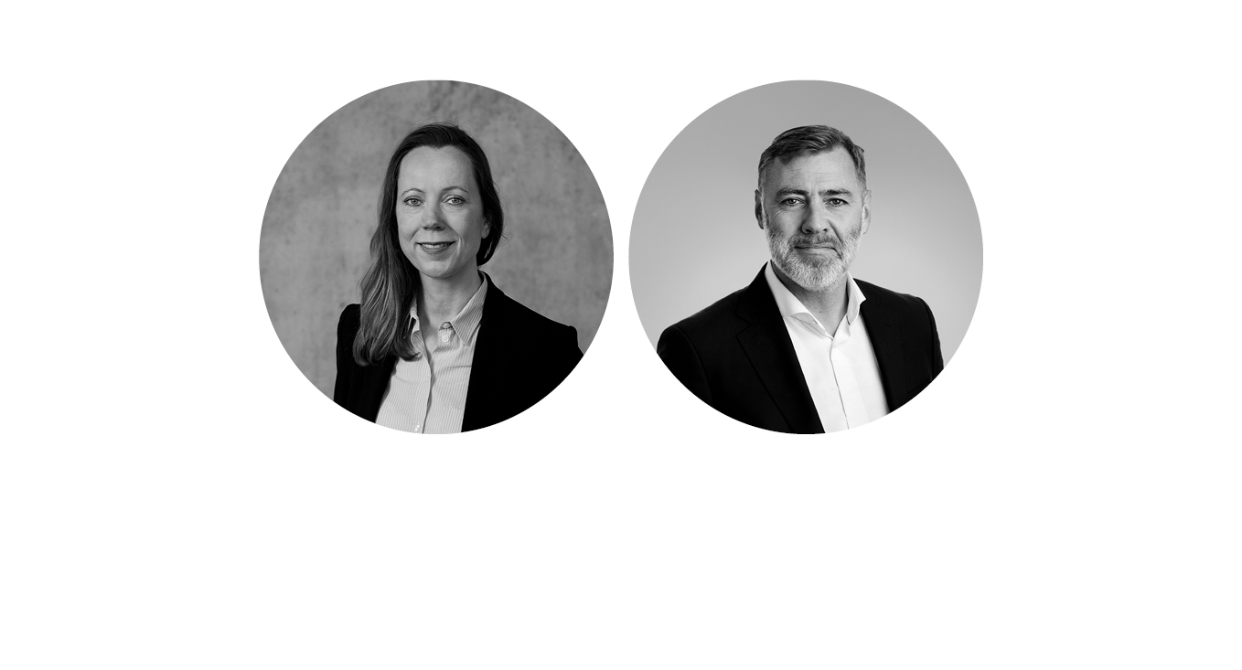 Lisa Ekstrand, Vice President & Head of Sustainability at Vestas & Henrik Grand Pedersen, CEO of Stena Recycling Denmark