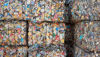 Knuste aluminiumsdåser, der vil blive genbrugt af Stena Recycling.