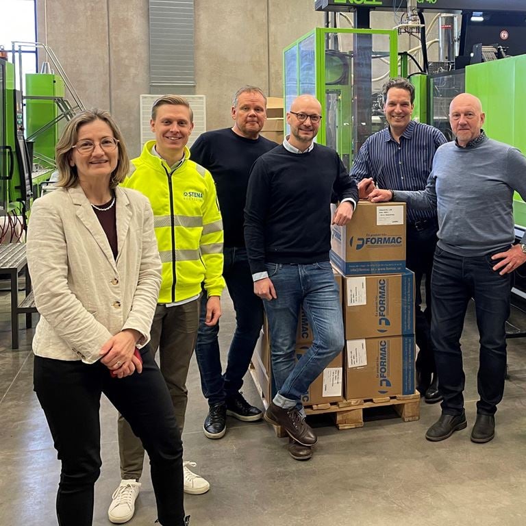 Representatörer i projektet ”The Sign”: Volvo Cars, Motorbranschens Riksförbund, Jönköpings Bildemontering, If skadeförsäkring, RISE, Formac, Stena Recycling och Mobility Sweden.