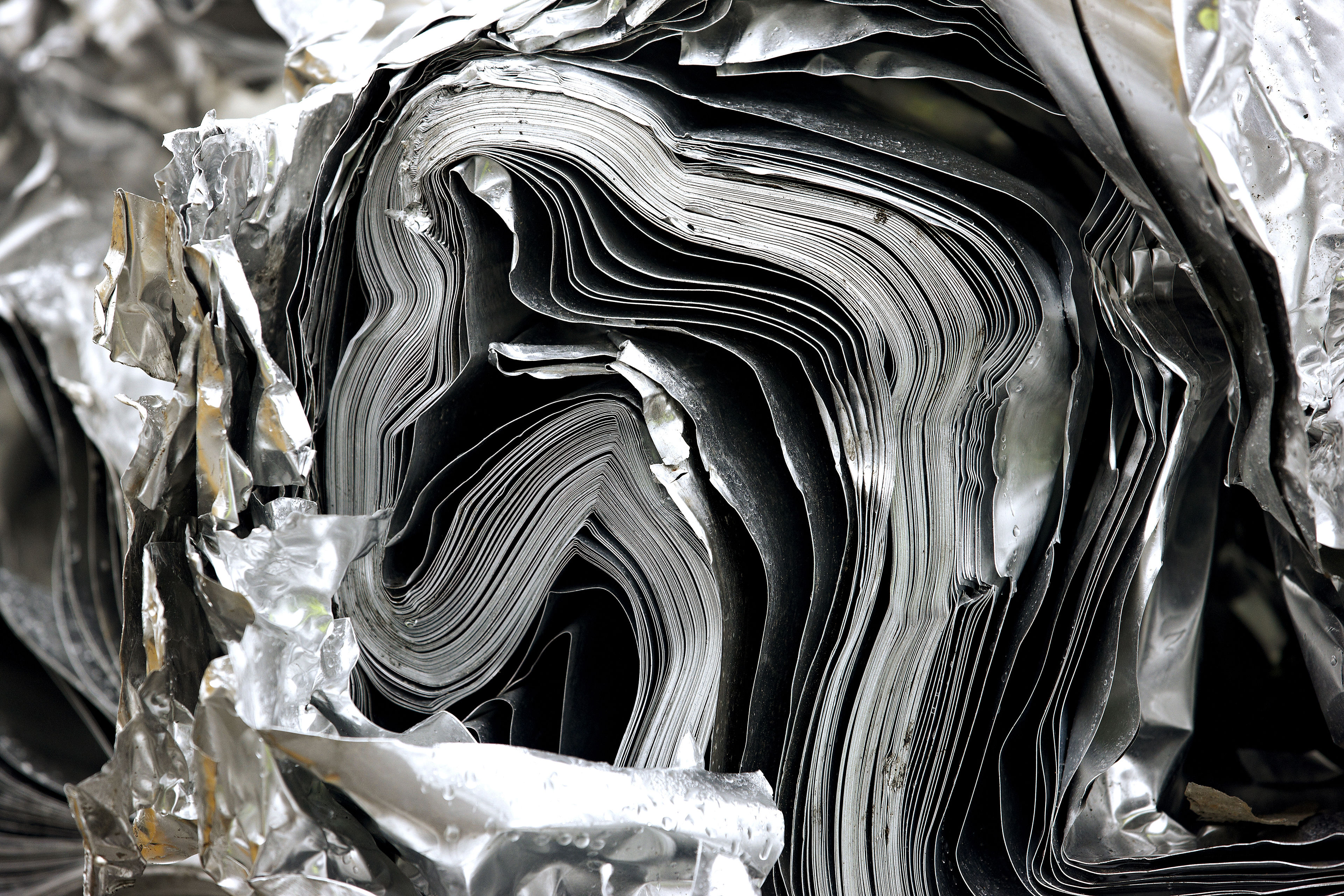 Złom aluminiowy gotowy do recyklingu przez Stena Recycling