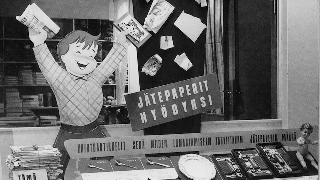 paperinkeräyksestä saadut palkinnot