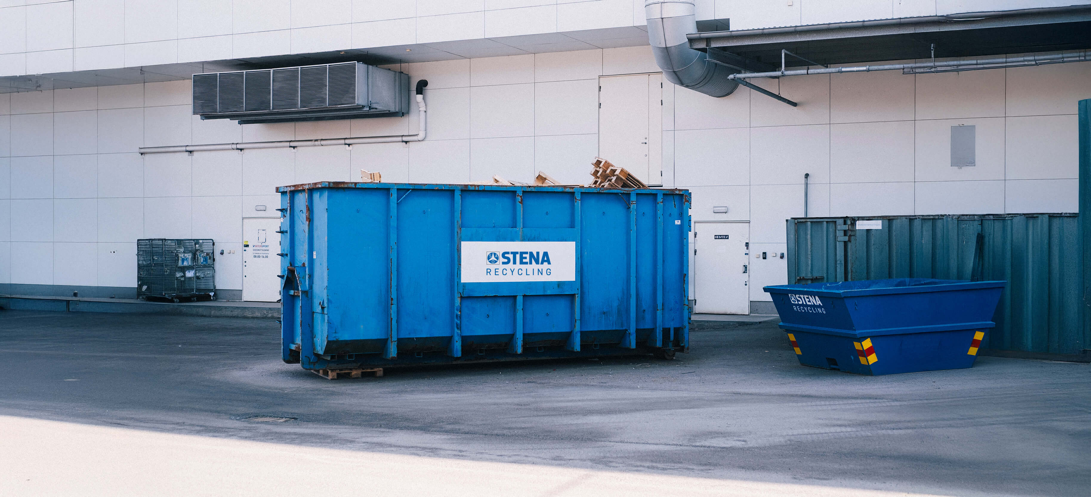 Stena container hos kund