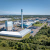 En flygbild över Stena Nordic Recycling Center