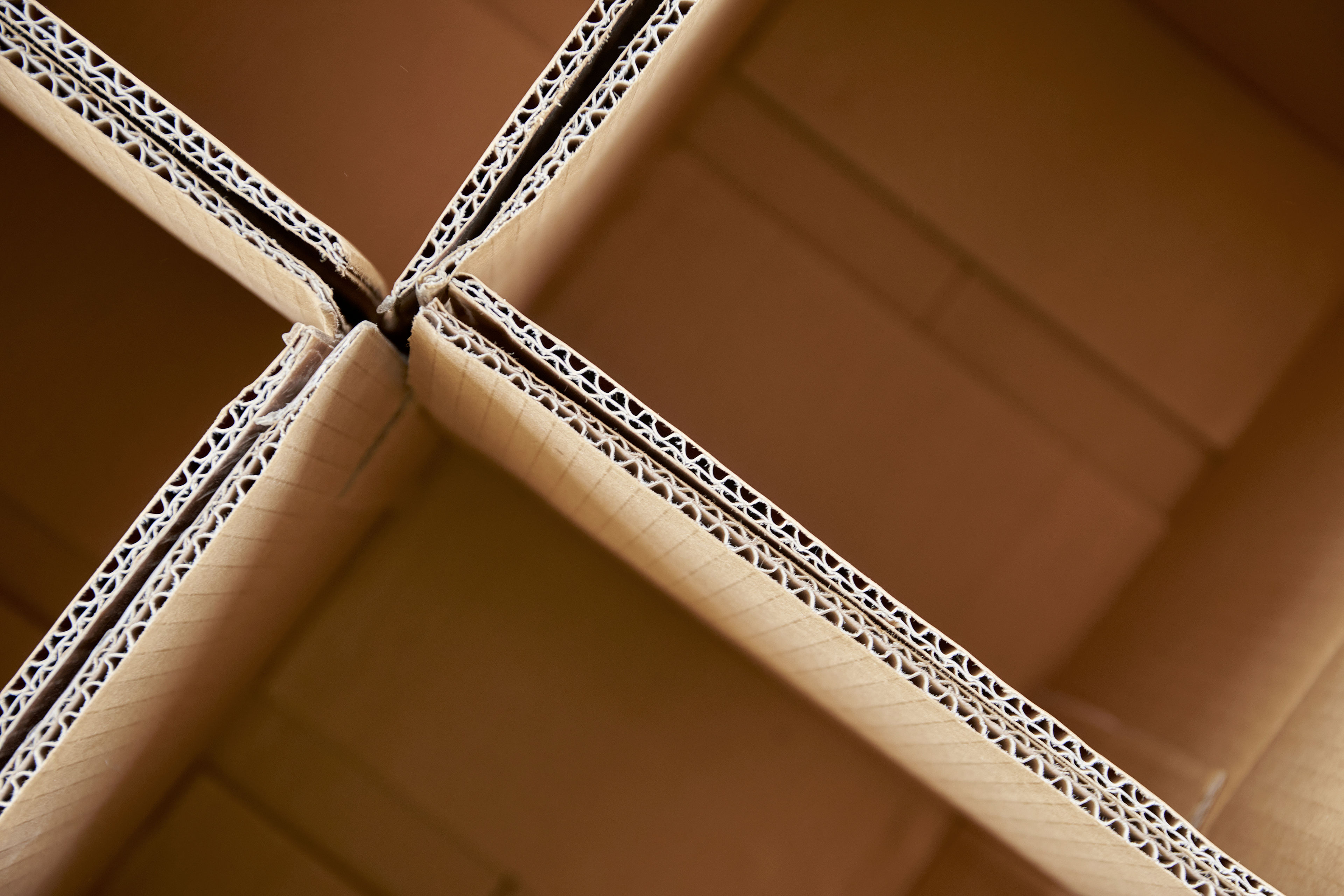 Corrugated cardboard for recycling